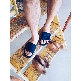 Ciabatta in plastica 190 - Navy 28 + Cristallo Navy