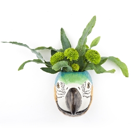 Raccoon Wall Flower Vase